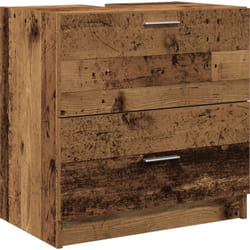 Vidaxl - Cabinet de lavabo Vieux Bois 59x37x59 cm Bois reconstitué