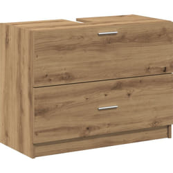 Vidaxl - Meuble sous lavabo en chêne artisanal 78x37x59 cm en bois reconstitué