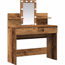 La coiffeuse en bois rustique est une pièce magnifique qui combine praticité et style, parfaite pour ceux qui souhaitent styl ...