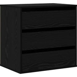 Commode d'angle Chêne noir 60x41x58 cm Bois d'ingénierie Vidaxl