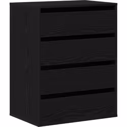 Cette commode en chêne noir est votre solution idéale pour ranger dans votre chambre ou salon. Elle mélange style et praticit ...