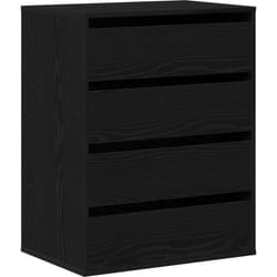 Commode Chêne Noir 60x41x76 cm Bois d'ingénierie Vidaxl