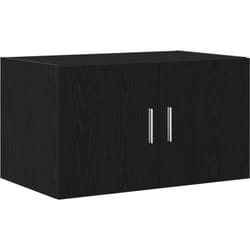 Cabinet mural Noir Chêne 70x42,5x40 cm en bois d'ingénierie Vidaxl
