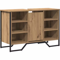 Rends ta salle de bain plus stylée avec le cabinet lavabo vidaXL. Il se fond parfaitement dans les espaces modernes, alliant ...