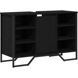 Vidaxl - Cabinet de Lavabo Chêne noir 91 x 35 x 60 cm Bois d'ingénierie