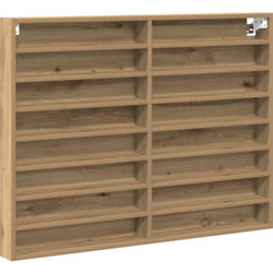 Vidaxl - Cabinet Vitrine en Chêne Artisan 100x8,5x75 cm en Bois Aggloméré