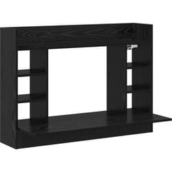 Vidaxl - Bureau Mural Chêne Noir 105x48x75 cm en Bois d'Ingénierie