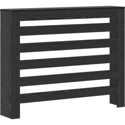 Vidaxl - Cache-radiateur Chêne noir 104x20x82 cm Bois d'ingénierie