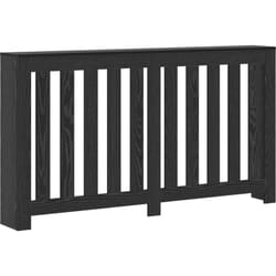 Cache-radiateur Chêne noir 149x20x82 cm Bois d'ingénierie Vidaxl