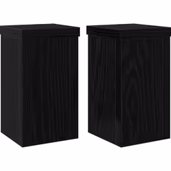 Ajoute un peu de verdure chez toi avec les Supports de Plantes en Chêne Noir de vidaXL, conçus pour sublimer tes plantes tout ...