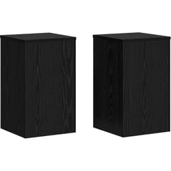 Vidaxl - Support de Plante 2 pcs Chêne noir 30 x 30 x 50 cm