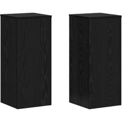 Vidaxl - Support de Plante 2 pcs Chêne noir 30 x 30 x 70 cm