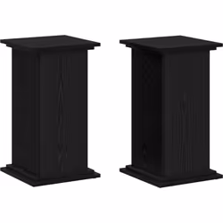 Améliorez votre affichage de plantes avec le support vidaXL en chêne noir. Il combine pratiques et style, ce qui en fait un s ...