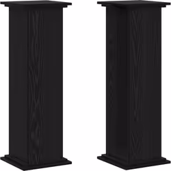 Transforme tes espaces intérieurs et extérieurs avec le support de plante vidaXL en chêne noir classique. Ce meuble allie sty ...