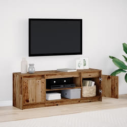 Vidaxl - Meuble Tv Marron 139,5 X 34 X 50 Cm Bois D'Ingénierie