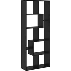 Bibliothèque séparatrice de pièce Chêne noir 67x25x161,5 cm Bois d'ingénierie Vidaxl