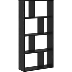 Bibliothèque en Chêne Noir Chêne noir Bois d'ingénierie Moyen Vidaxl