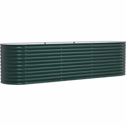 Ce planteur en métal vert ovale est un super ajout à votre espace extérieur, alliant praticité et style moderne. Fabriqué en ...