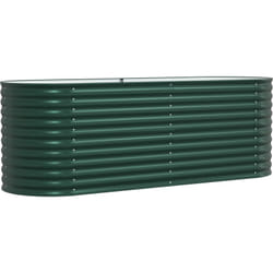 Vidaxl - Jardinière en hauteur Verte 240x80x81 cm en acier galvanisé