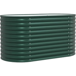 Vidaxl - Jardinière Élevée Verte 160x80x81 cm Acier Galvanisé