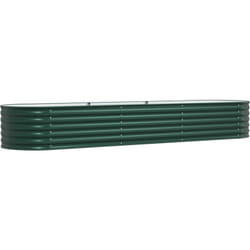 Vidaxl - Bac surélevé Jardin Vert 320x80x44 cm Acier galva
