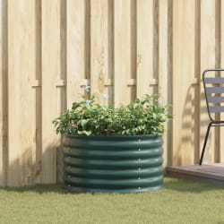 vidaXL Jardinière surélevée - Verte