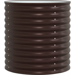 Vidaxl - Jardinière surélevée - Marron 80x80x81 cm Acier galvanisé