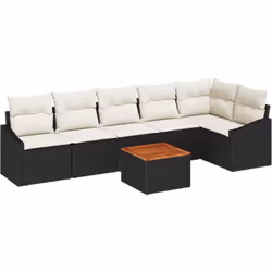 Cet ensemble de canapé de jardin allie style et confort, conçu pour améliorer votre détente dehors. Le cadre élégant en poly  ...