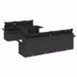 vidaXL Canapé de jardin 8 pièces avec coussins en poly rotin noir