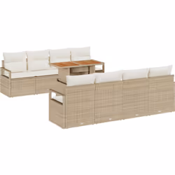 Cet ensemble de canapés d'extérieur quatre places allie style et confort, parfait pour votre jardin ou balcon. Avec son rotin ...