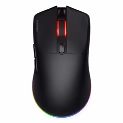 HATOR Pulsar 3 Wireless, Ambidextre, Optique, RF Wireless + Bluetooth + USB Type-C, 12000 DPI, Noir