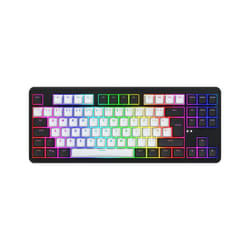 HATOR Rockfall 3 TKL Wireless clavier Gaming USB + RF Wireless + Bluetooth, Aurum Lemon Linear Switches, QWERTZ / QWERTY / AZERTY, ISO Multilingual