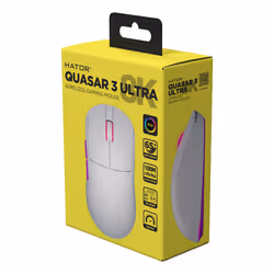 HATOR Quasar 3 Ultra 8K Wireless souris Gaming Ambidextre RF Wireless + Bluetooth + USB Type-A Optique 30000 DPI - Vue supplémentaire 7