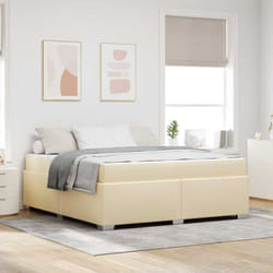 Vidaxl - Cadre De Lit Crème 180 X 200 Cm Tissu