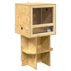 Terrarium Marron 50 X 50 X 100 Cm Osb Vidaxl