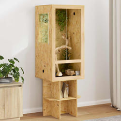 Terrarium Marron 50 X 50 X 130 Cm Osb Vidaxl