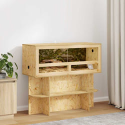 Terrarium Marron 100 X 40 X 90 Cm Osb Vidaxl