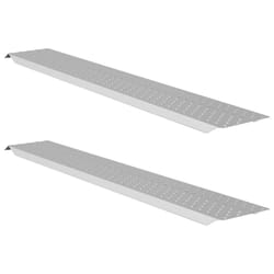 Ramp De Chargement Argent 159 X 23 X 5 Cm Acier Galvanisé Vidaxl