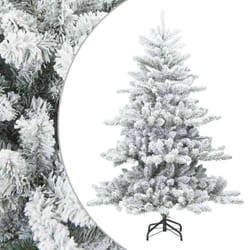 Sapin De Noël Artificiel À Branches Pliantes, Duveteux De Neige Vidaxl