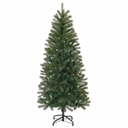 Sapin De Noël Artificiel Vert 150 Cm Pvc, Pe Et Acier Vidaxl - Vue supplémentaire 2