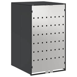 Stockage De Poubelle À Roulettes Avec Couvercle À Gaz Relevable Pour Poubelle De 240l Vidaxl