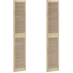 Portes de cabinet Autre 2 pcs Marron 201 x 39.5 x 2.1 cm vidaXL