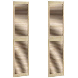 Portes de cabinet Autre 2 pcs Marron 201 x 49.5 x 2.1 cm vidaXL
