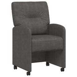 Chaises De Salle À Manger Avec Roues 2 Pcs Noir 57 X 67 X 95 Cm Vidaxl