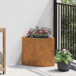 Jardinière D'Angle Rouillé 30 X 30 X 35 Cm Vidaxl