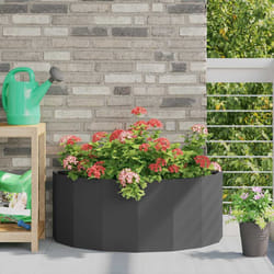 Jardinière Noir 90 X 45 X 35 Cm Acier Vidaxl