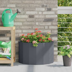 Jardinière Anthracite 60 X 30 X 35 Cm Acier Vidaxl