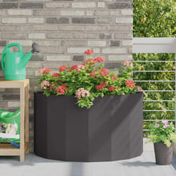 Jardinière Noir 90 X 45 X 50 Cm Acier Vidaxl