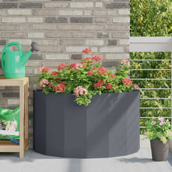 Jardinière Anthracite 90 X 45 X 50 Cm Acier Vidaxl