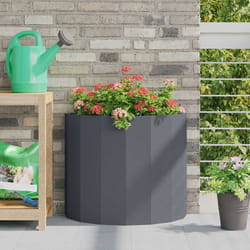 Jardinière Anthracite 60 X 30 X 50 Cm Acier Vidaxl